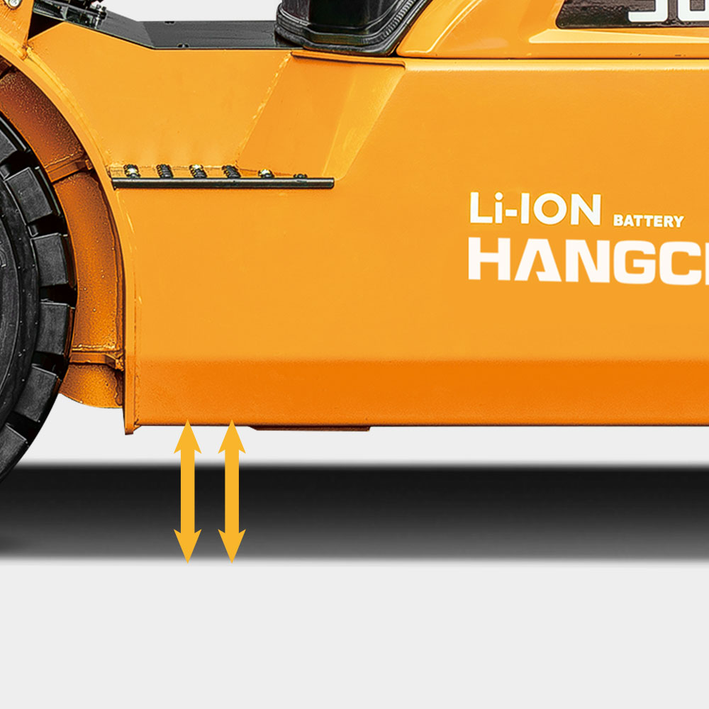 Improved Clearance - Increased ground clearance enhances mobility over uneven surfaces, making it ideal for outdoor and rough terrain applications.