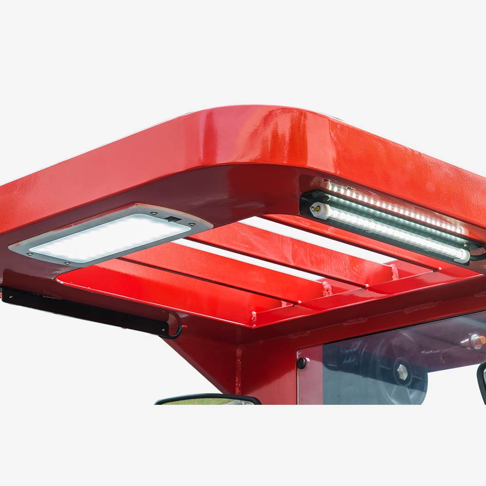 Workspace Illumination - The 360° LED top lamp delivers 2000-lux, shadow-free lighting (IP67 rated) with 50,000-hour lifespan, ensuring optimal visibility even in dark warehouse racking aisles.