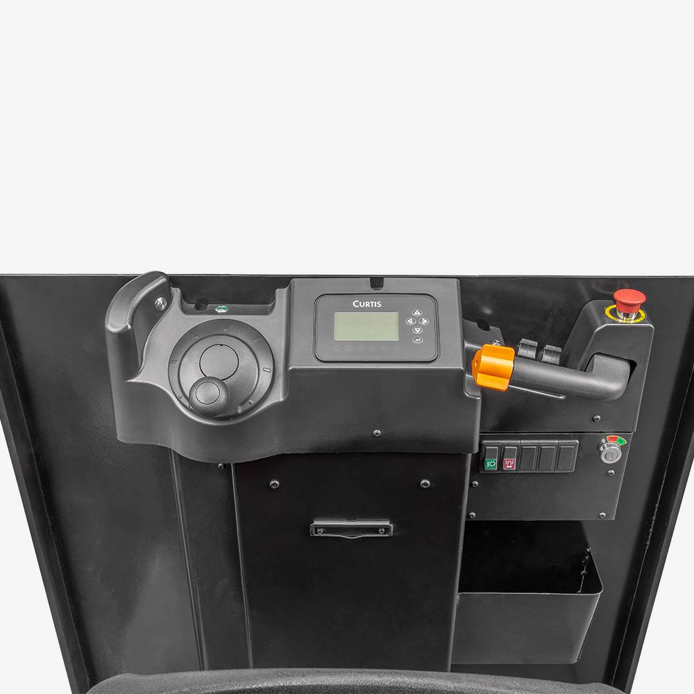 Smart Operator Interface - A 10" sunlight-readable LCD (IP66) displays real-time diagnostics and picking data directly in the operator’s sightline, reducing focus shifts by 70% during intensive tasks.