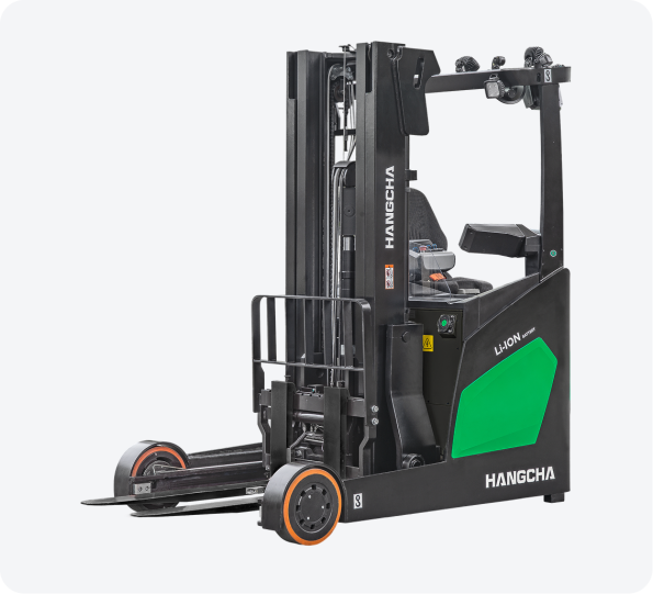 reach truck as narrow aisle forklift range